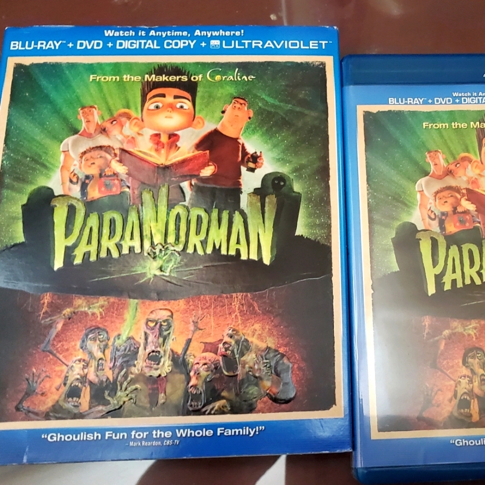 Universal Movies Paranorman Blue-Ray, DVD, Ultraviolet, & Digital